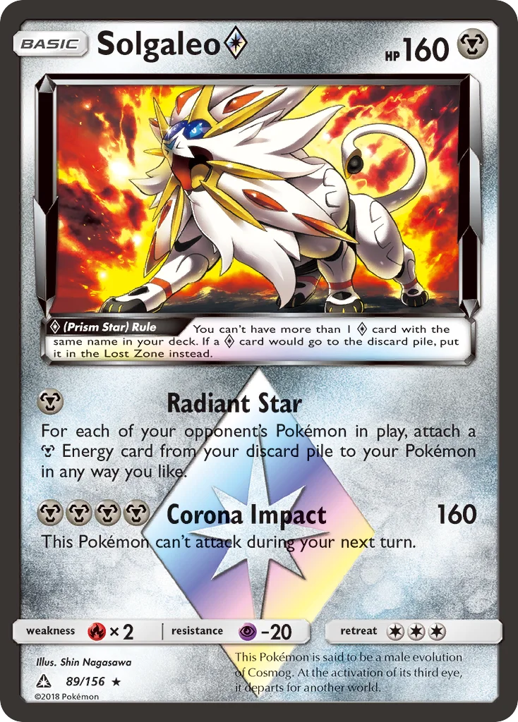 Solgaleo ◇ 089/156 Rare prism star