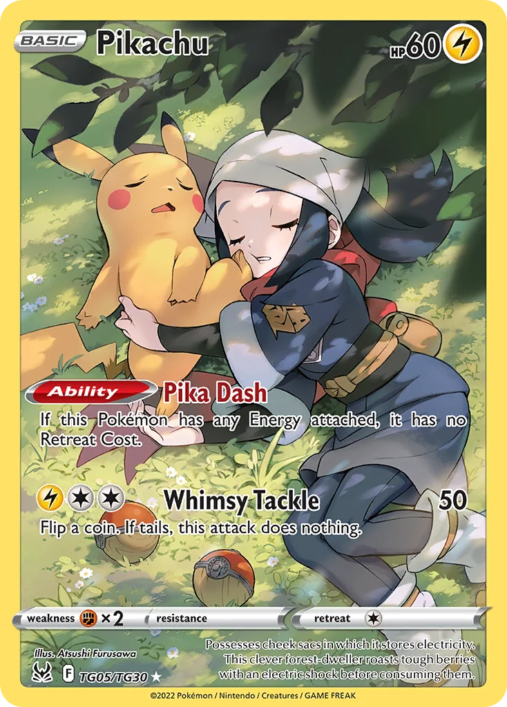 Pikachu TG05/30 Trainer gallery rare holo