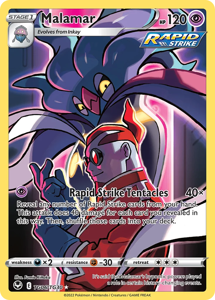 Malamar TG06/TG30 Trainer gallery rare holo