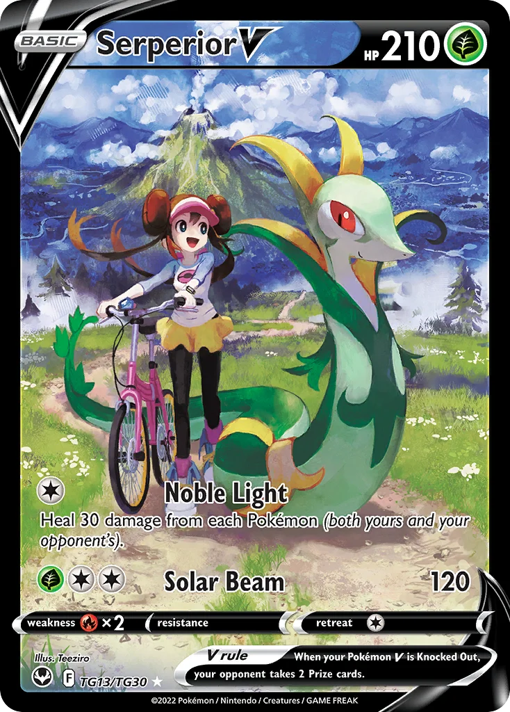Serperior V TG13/30 Rare holo v