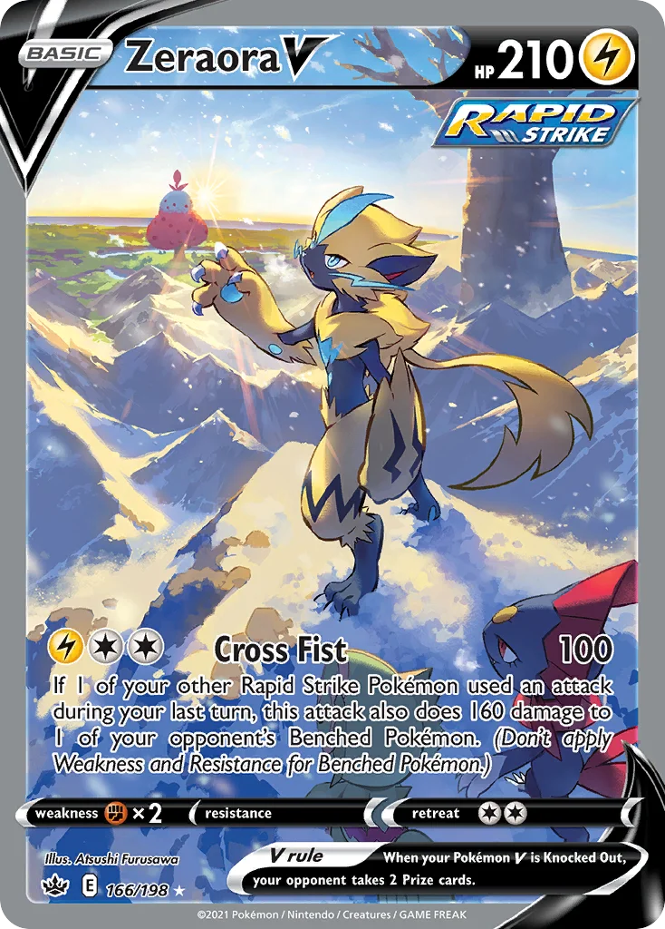 Zeraora V 166/198 Rare ultra