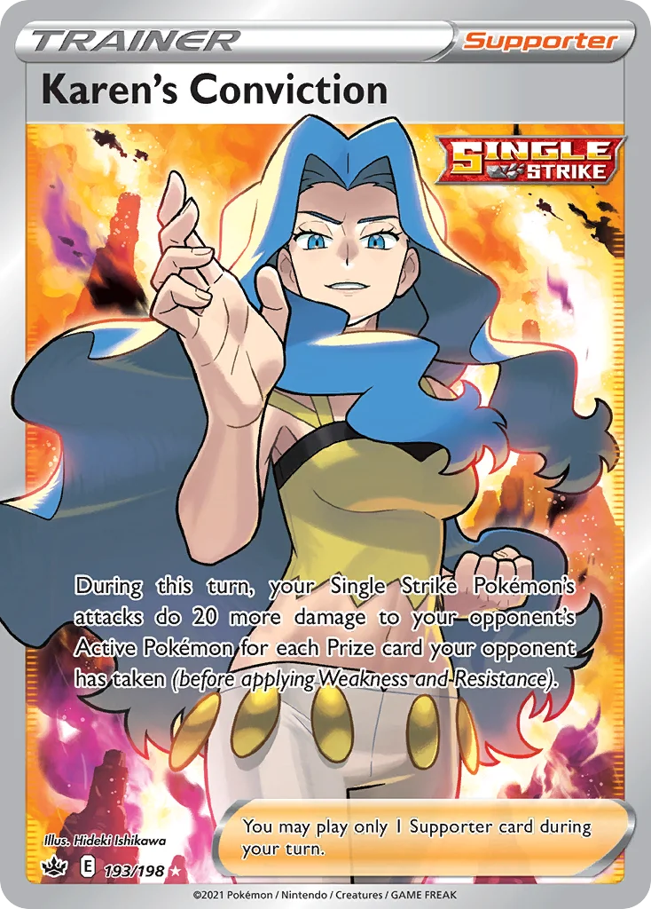 Karen's Conviction 193/198 Rare ultra