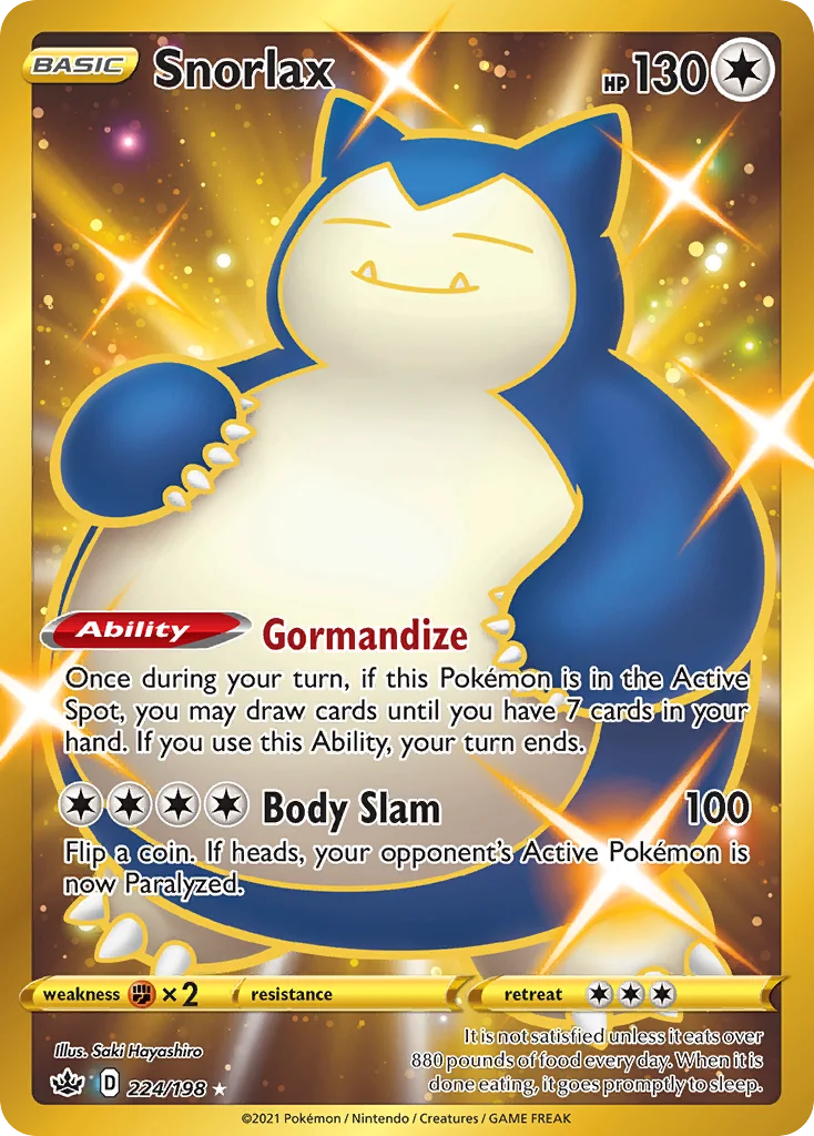 Snorlax 224/198 Rare secret