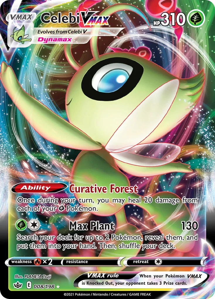 Celebi VMAX 008/198 Rare holo vmax