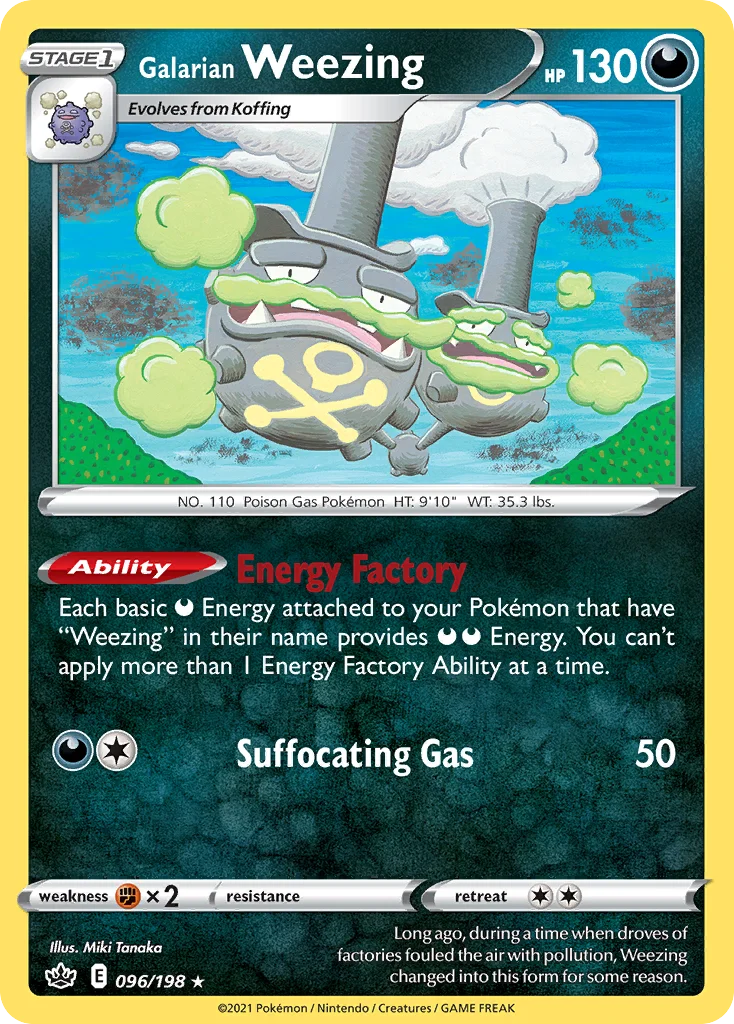 Galarian Weezing 096/198 Rare