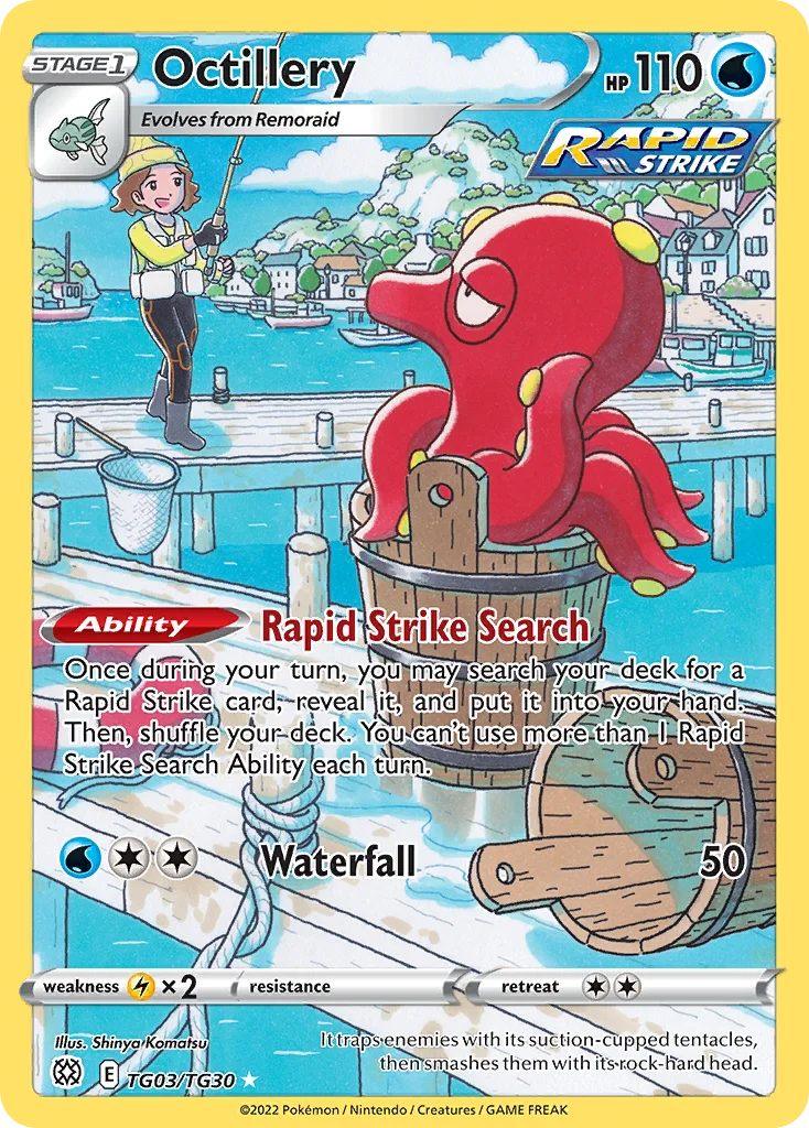 Octillery TG03/30 Trainer gallery rare holo