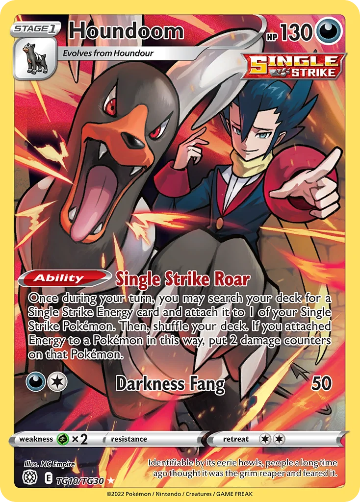 Houndoom TG10/30 Trainer gallery rare holo
