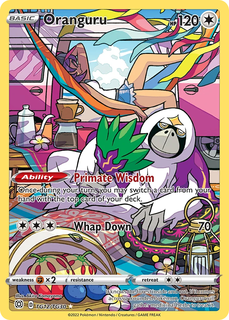 Oranguru TG12/30 Trainer gallery rare holo