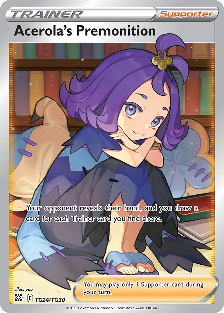 Acerola's Premonition TG24/30 Rare ultra