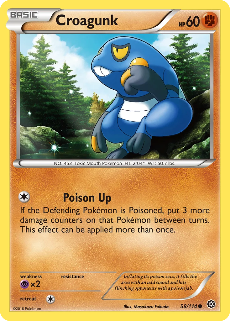 Croagunk 058/114 Common