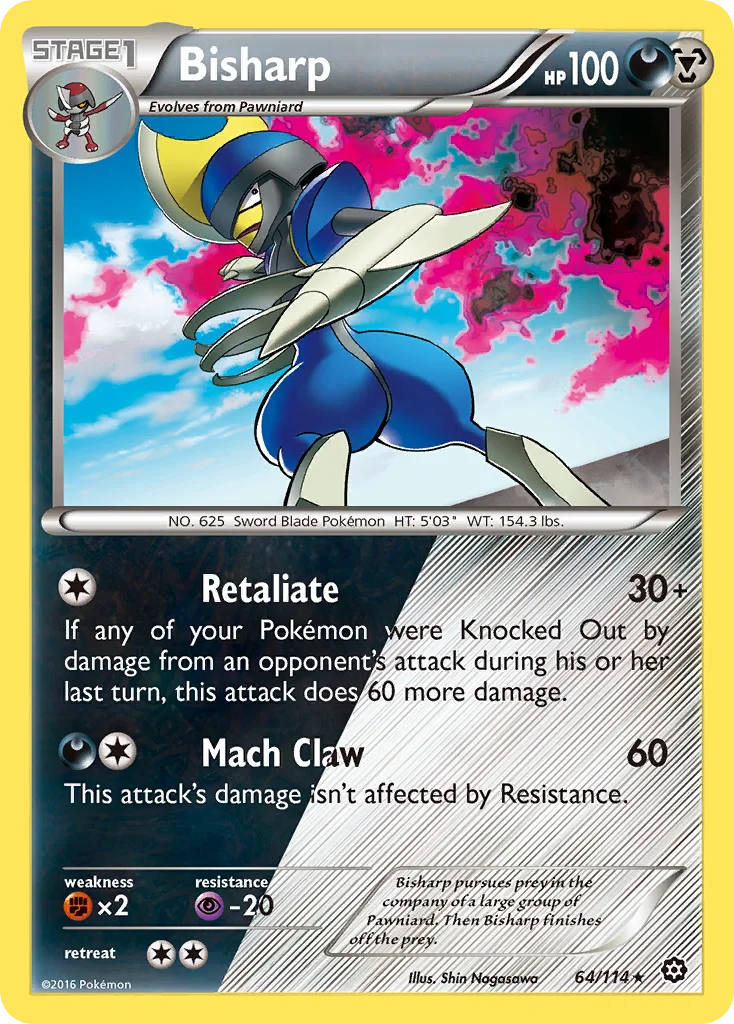 Bisharp 064/114 Rare holo