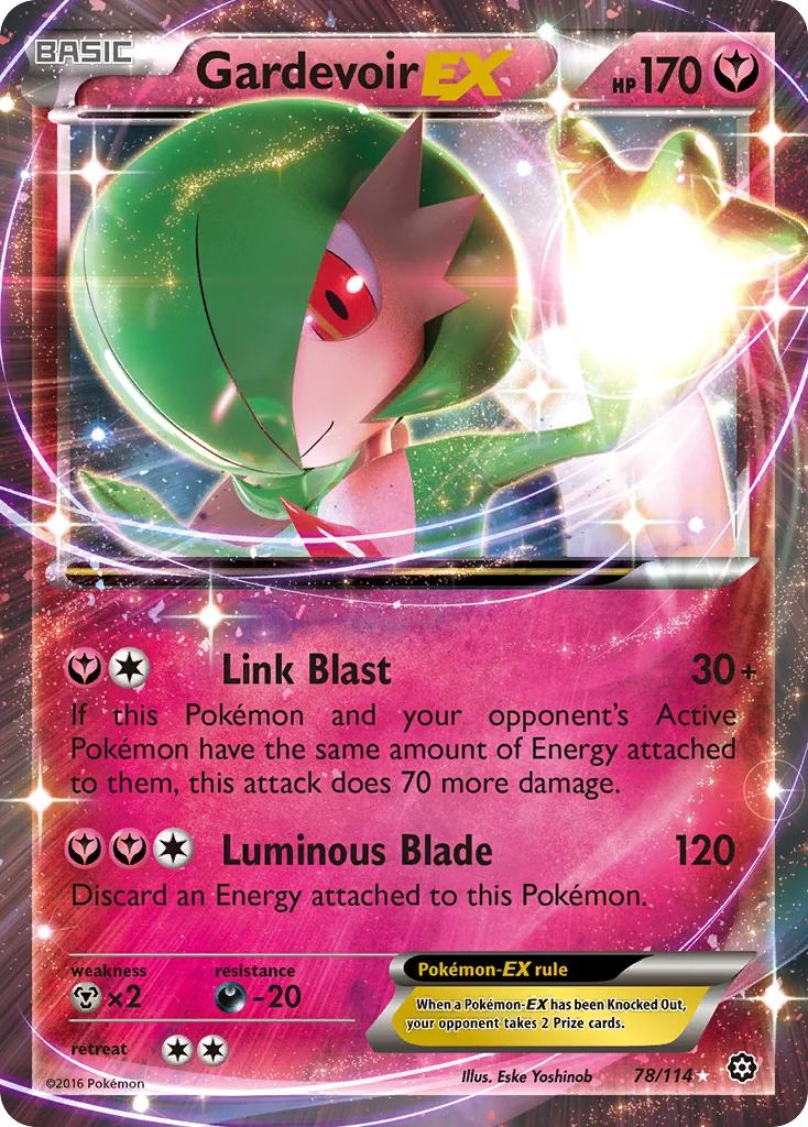 Gardevoir-EX 078/114 Rare holo ex