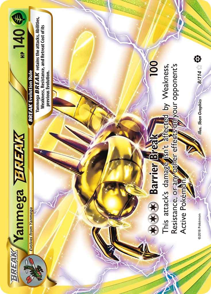Yanmega BREAK 008/114 Rare break