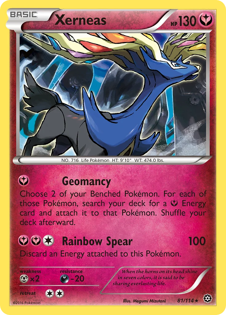 Xerneas 081/114 Rare holo