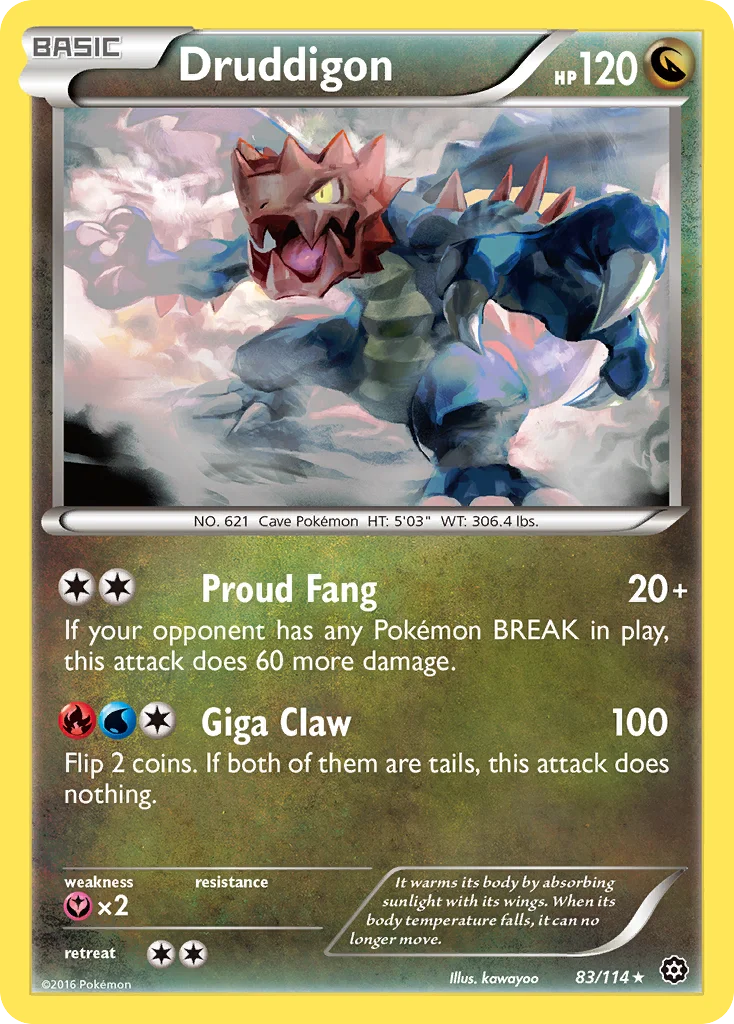 Druddigon 083/114 Rare