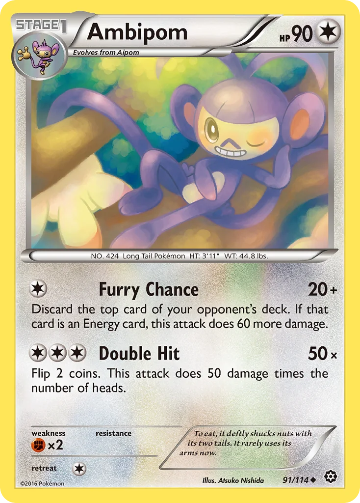 Ambipom 091/114 Uncommon
