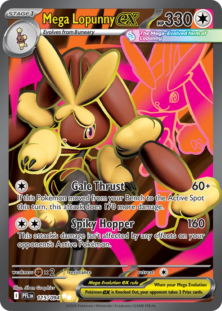 Mega Lopunny ex 115/94 Ultra rare