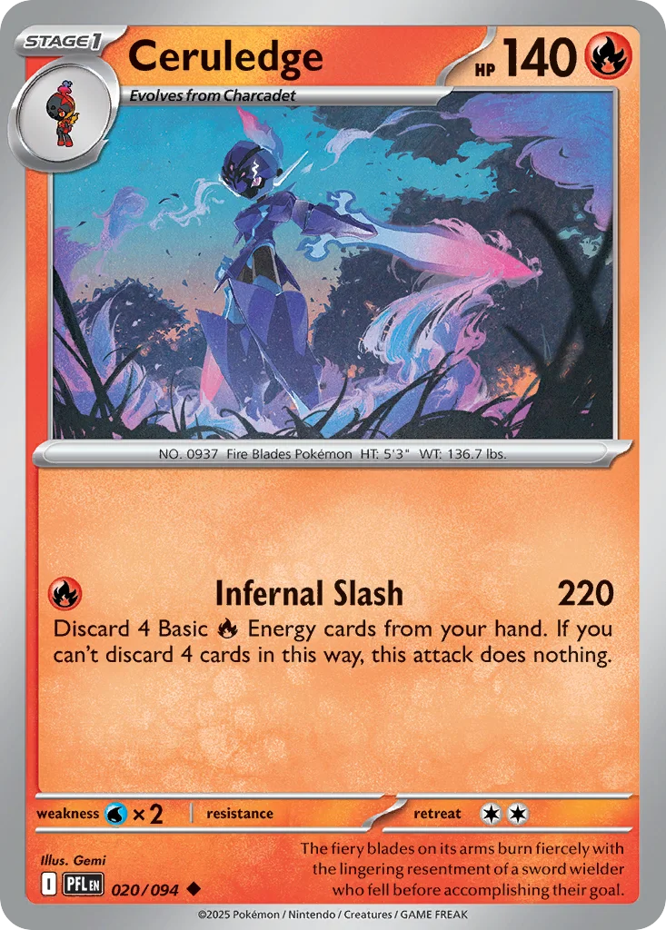 Ceruledge 020/94 Uncommon