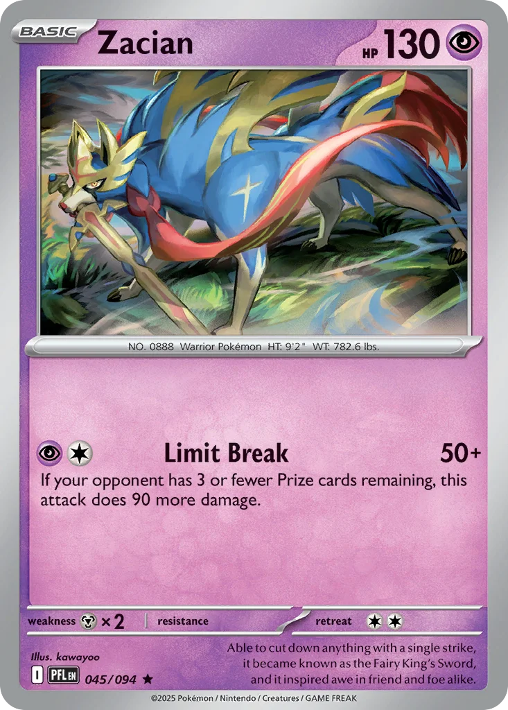Zacian 045/94 Rare