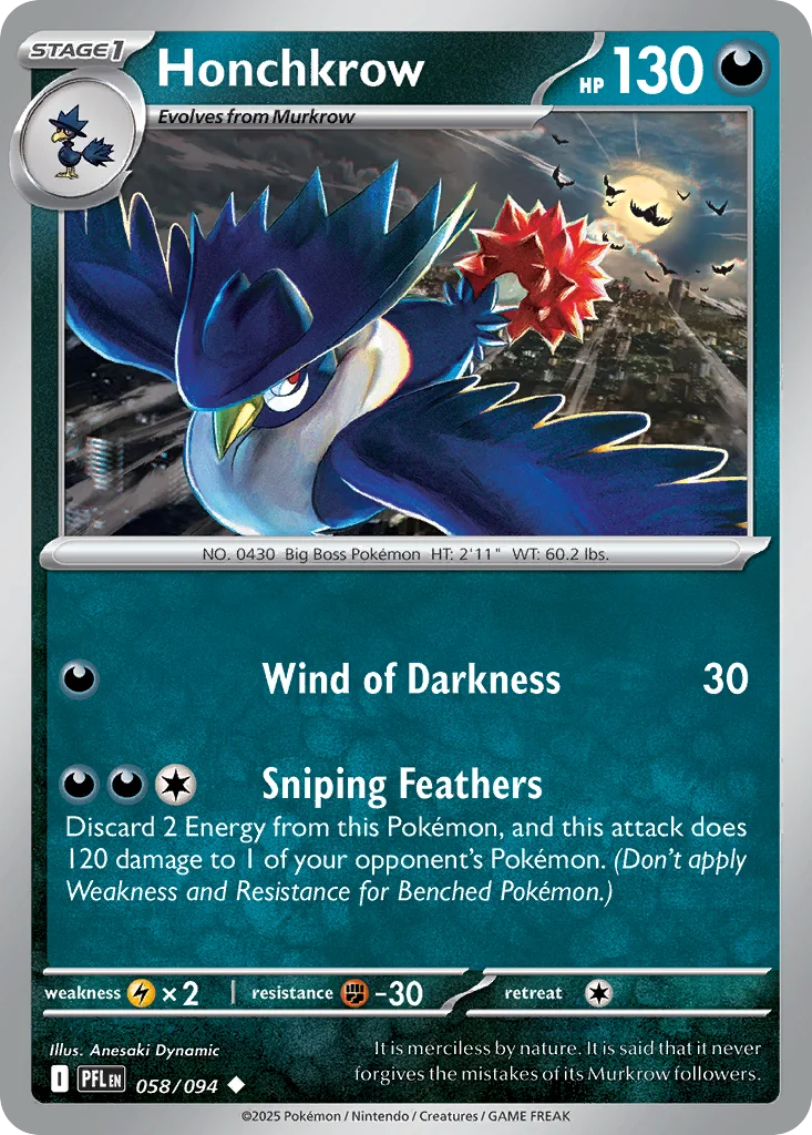 Honchkrow 058/94 Uncommon