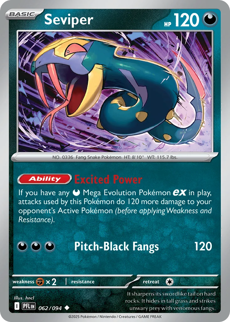 Seviper 062/94 Uncommon