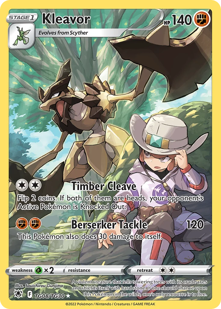 Kleavor TG08/30 Trainer gallery rare holo