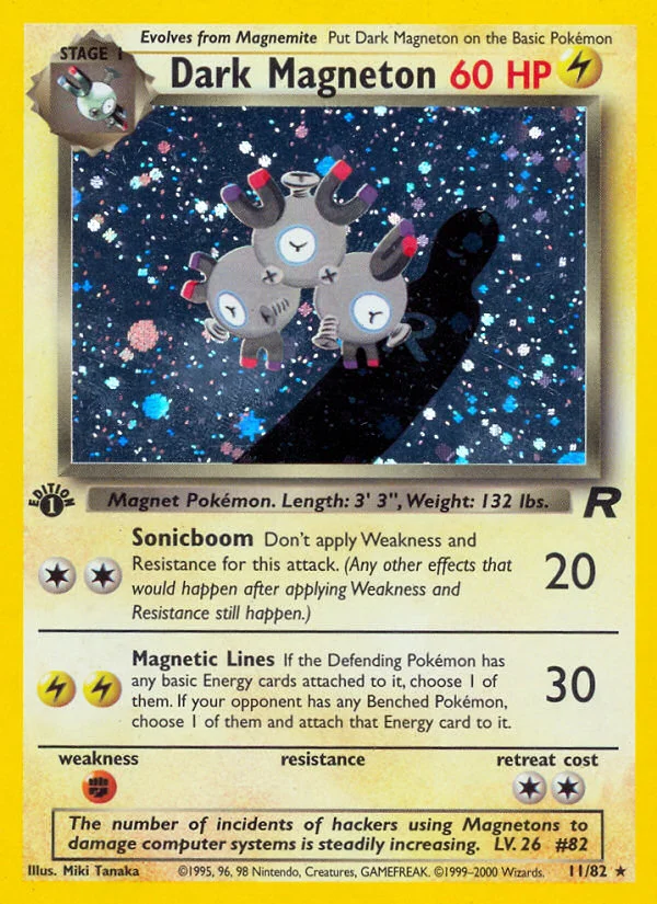 Dark Magneton 011/ Rare holo