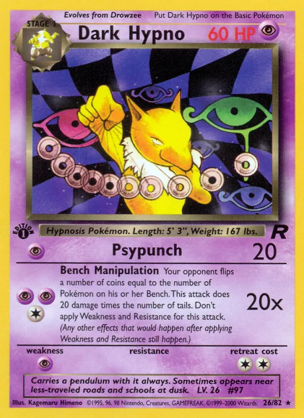 Dark Hypno 026/ Rare
