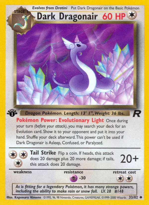 Dark Dragonair 033/ Uncommon