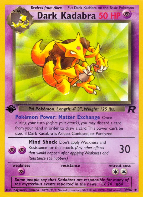 Dark Kadabra 039/ Uncommon