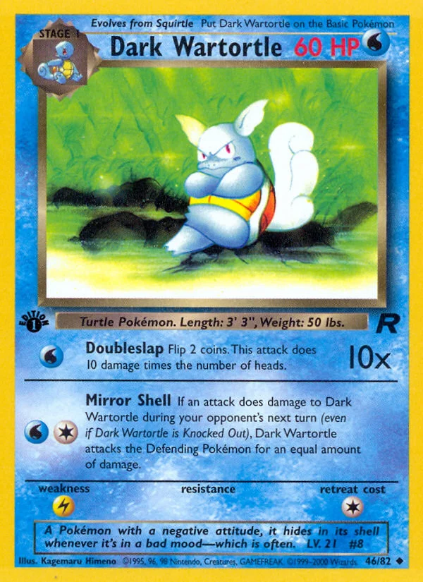 Dark Wartortle 046/ Uncommon