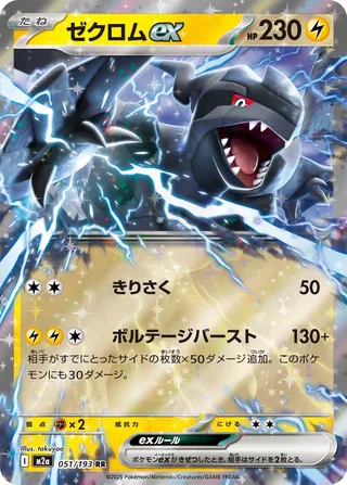 Zekrom ex 051/193 Double Rare (RR)