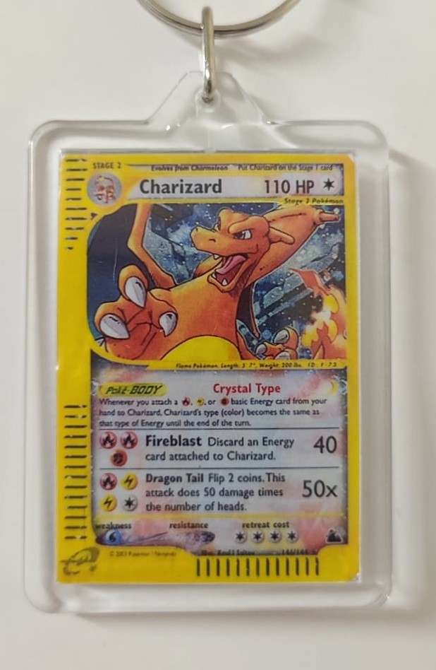 Charizard Holo 146/144 KeyChain