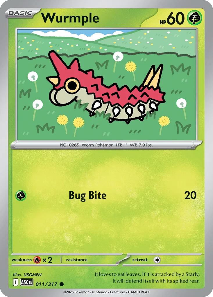 Wurmple 011/217 Common