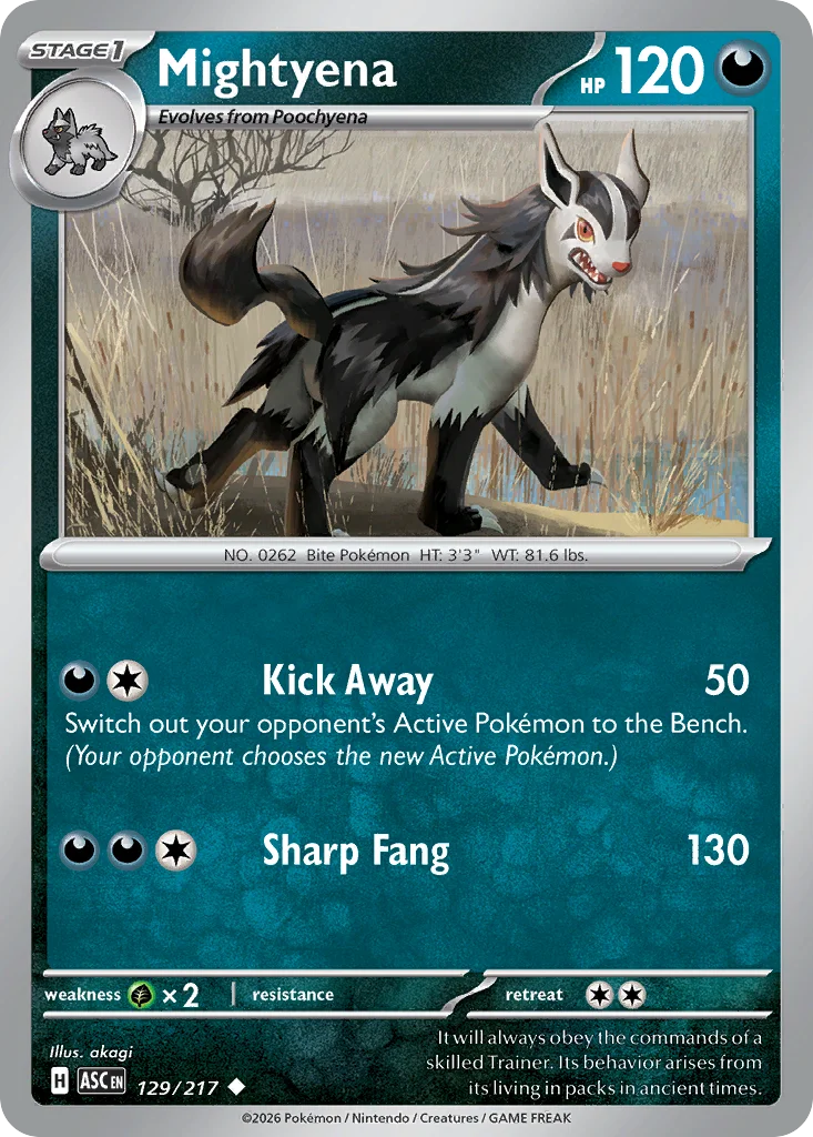 Mightyena 129/ Uncommon
