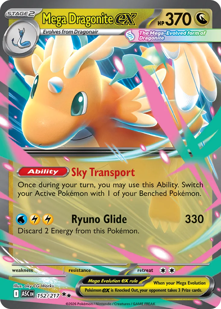 Mega Dragonite ex 152/217 Double rare