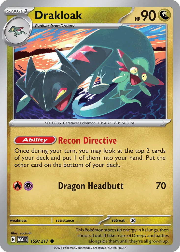Drakloak 159/217 Common