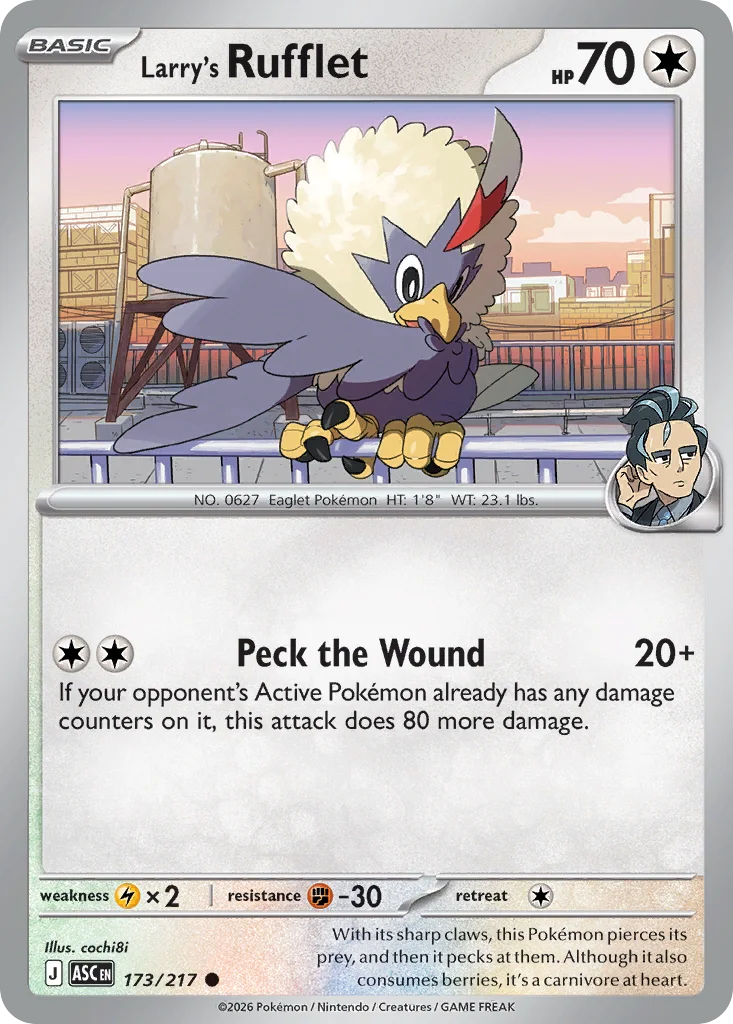 Larry's Rufflet 173/217 Common