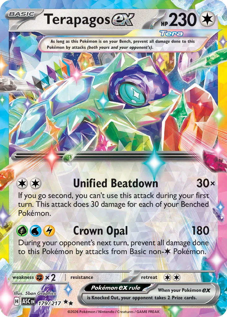 Terapagos ex 179/217 Double rare