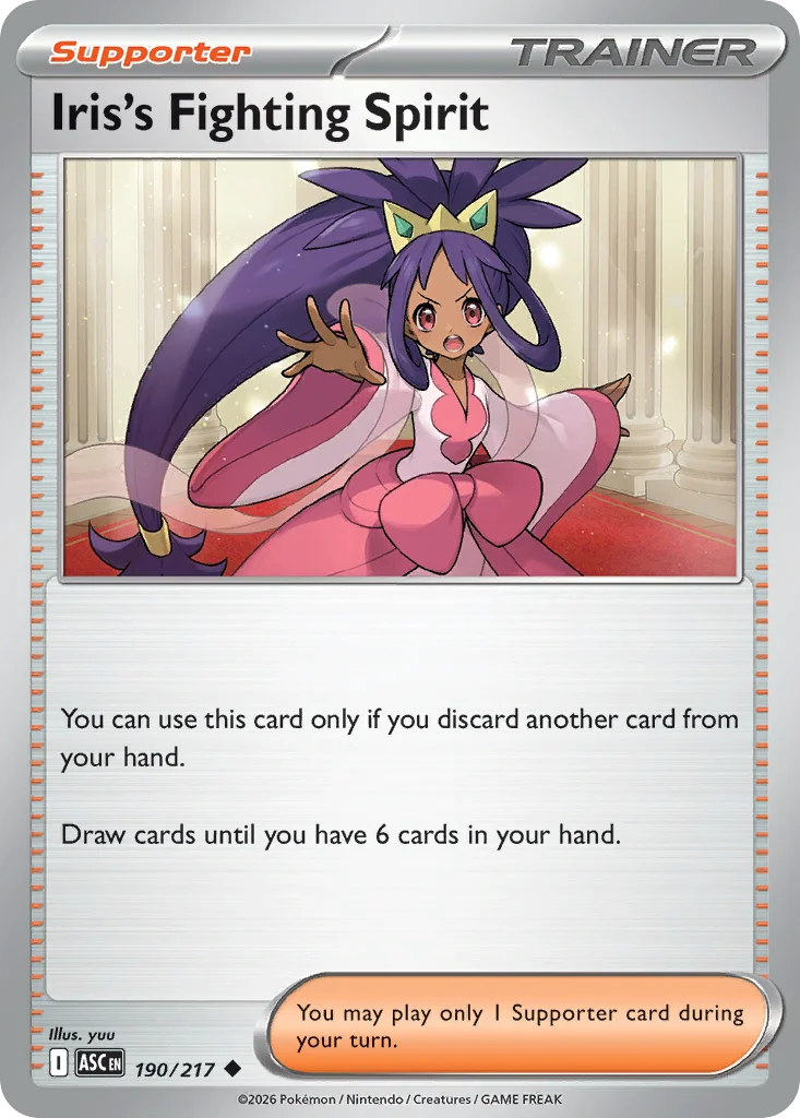 Iris's Fighting Spirit 190/217 Uncommon