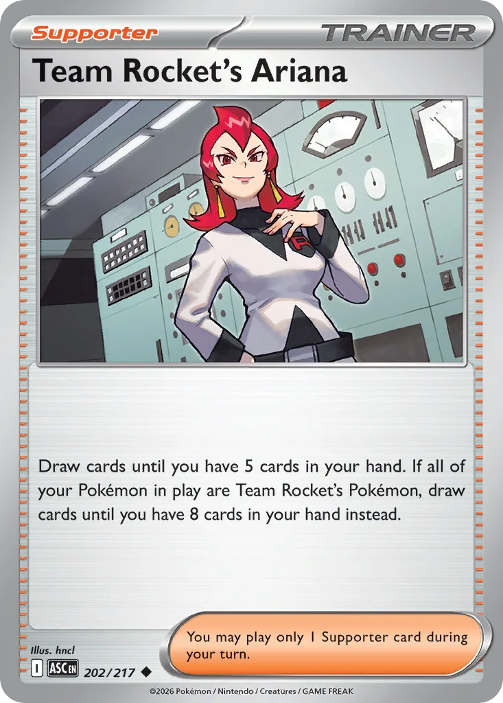 Team Rocket's Ariana 202/217 Uncommon