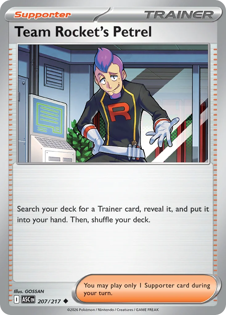 Team Rocket's Petrel 207/217 Uncommon