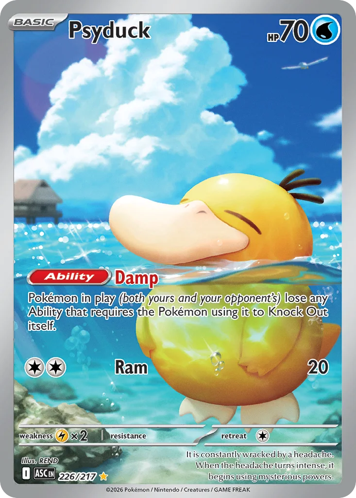 Psyduck 226/ Illustration rare