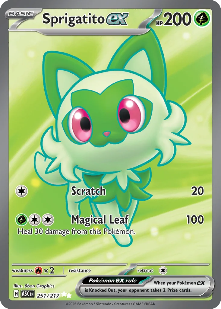 Sprigatito ex 251/ Ultra rare