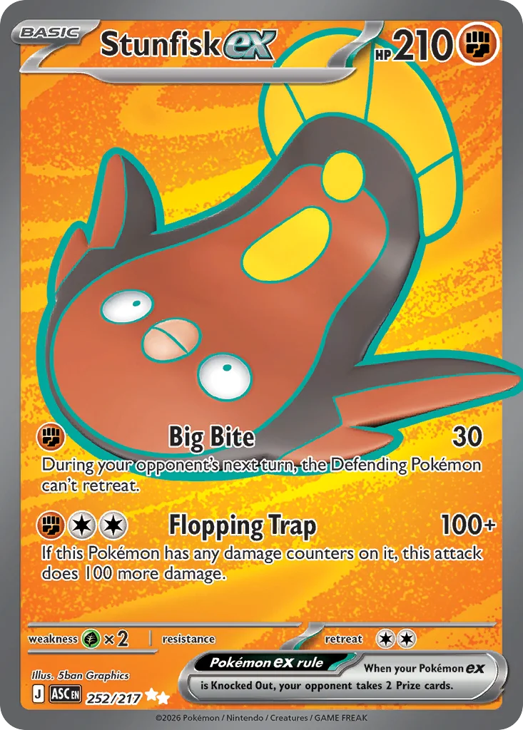 Stunfisk ex 252/ Ultra rare