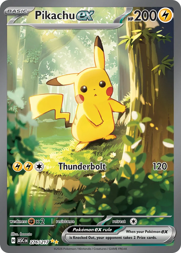 Pikachu ex 276/ Special illustration rare
