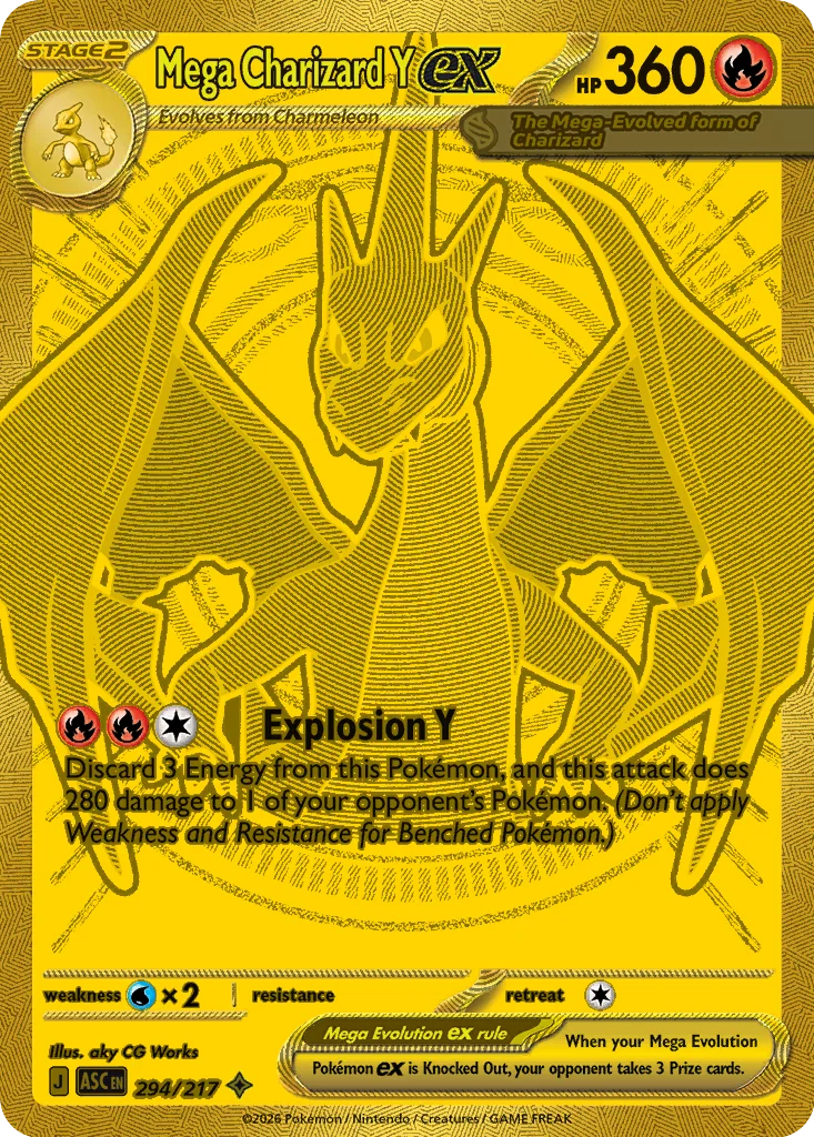 Mega Charizard Y ex 294/ Mega hyper rare