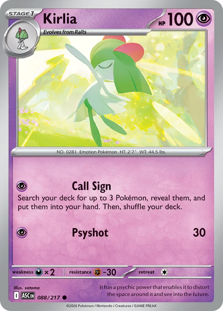 Kirlia 088/217 Common