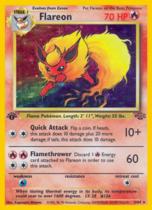 Flareon 3/64 Rare holo