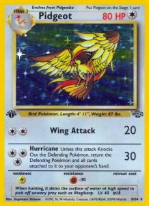 Pidgeot 8/64 Rare holo